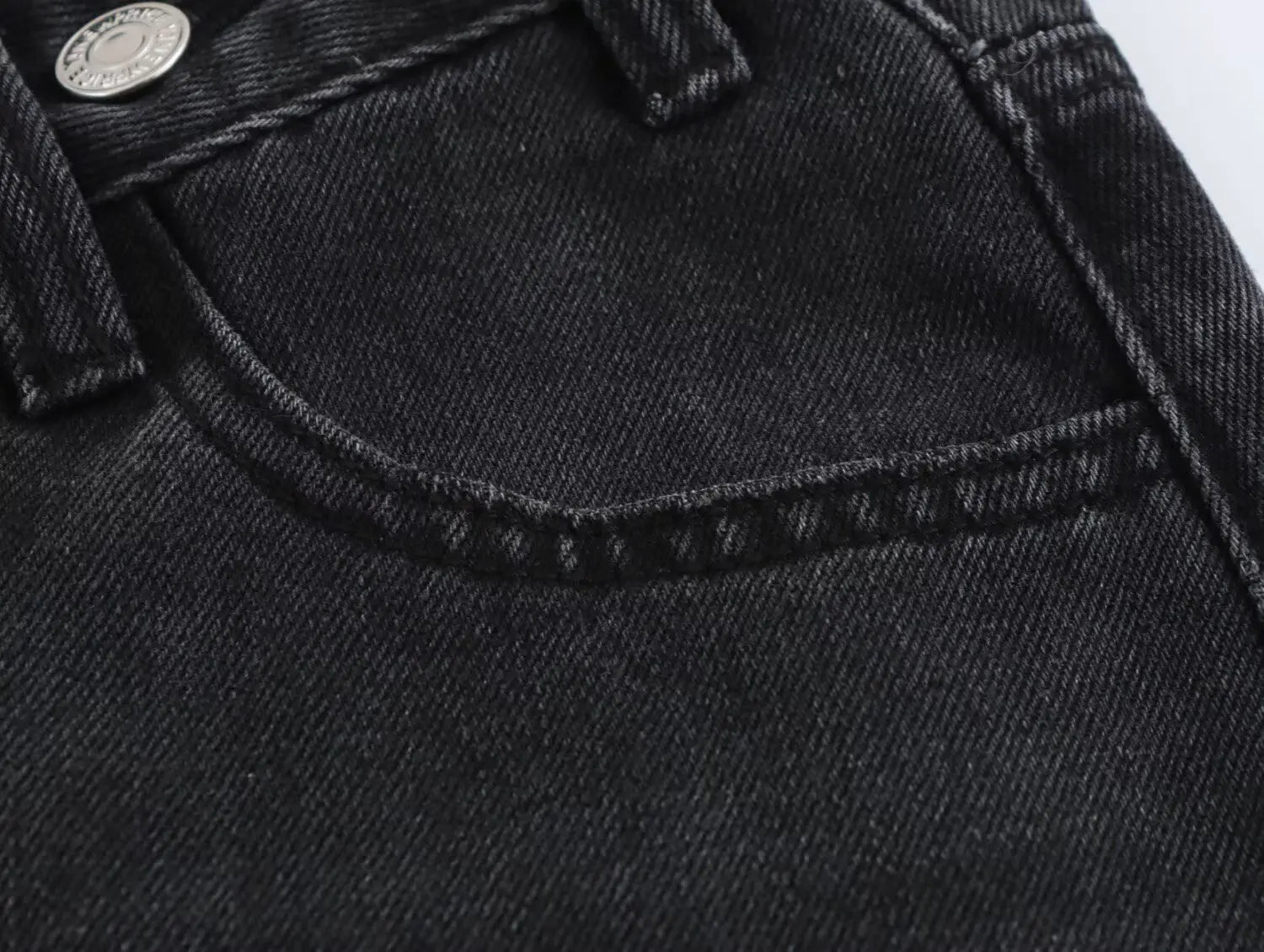 TRAFZA 2025 Summer Women's Fashionable Straight Jeans High Waist Vintage Zipper Women's Casual Jeans Commuting Streetwear Y2K