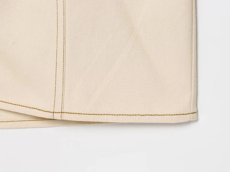 ETJ 2025  Spring New 1975 series denim MIDI dress with lapel side zipper fashion wrinkle waist slim elegant dress